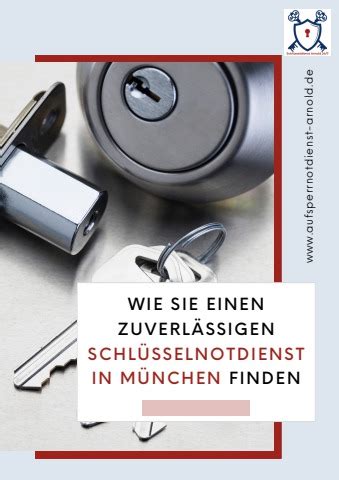 Schlüsselnotdienst in München - schnelle und zuverlässige Zylinderwechsel